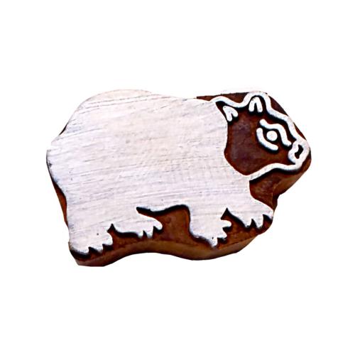 Printing block, wombat