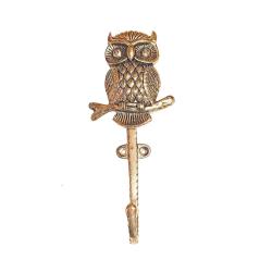 Owl Wall Hook Recycled Aluminium