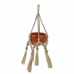 Hanging basket/sika, terracotta pot 6cm diameter