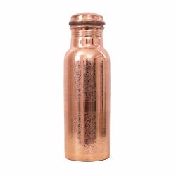 Copper water bottle, engraved, 600ml
