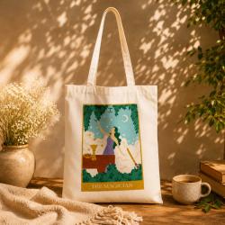 Tote Bag Recycled Cotton The Magician 36 x 40cm