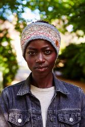 Classic Fairisle Headband Grey
