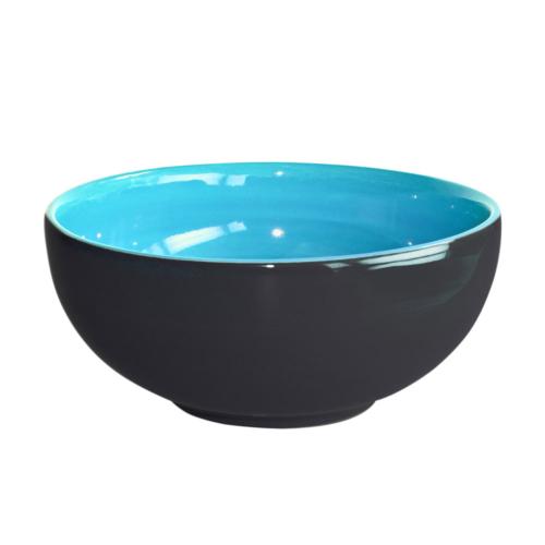 Black and Blue hand-painted bowl 16 cm
