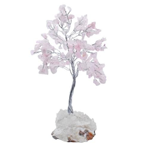 Crystal Tree Rose Quartz 19cm height