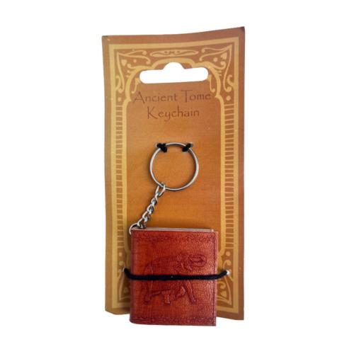 Keyring / Chain Notebook Ancient Tome Elephant 5.5 x 5cm