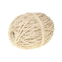 Single ball of garden or craft natural hemp twine natural colour length 50m