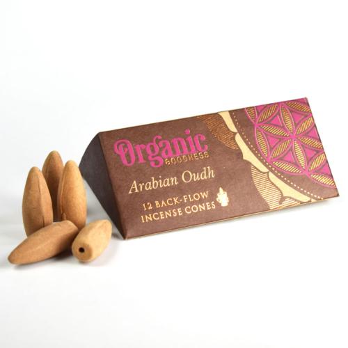 Organic Goodness Rose 12 Back-Flow Incense Cones