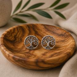 Ear studs, tree of life
