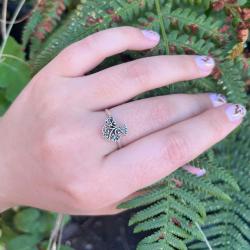 Ring, silver colour, Tree of Life