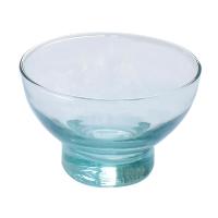 Bowls recycled glass, 8cm height, set of 2