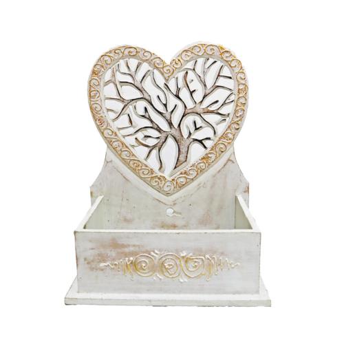Open Box Tree of Life in Heart 20 X 13 X 26cm