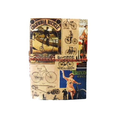 Notebook with Handmade Paper, Bike It 13 x 18cm