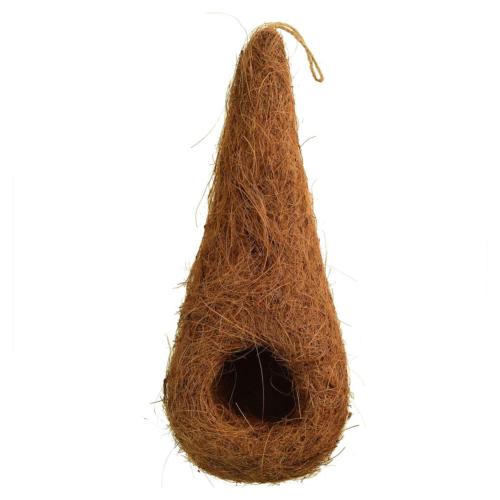 Bird house coconut fibre natural colour 33cm height