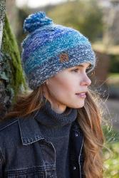 Sierra Nevada Bobble Beanie Blue