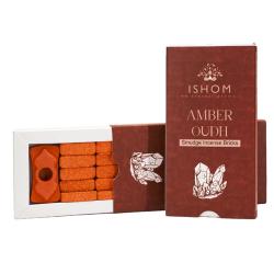 ISHOM Amber Oudh Smudge Incense Bricks
