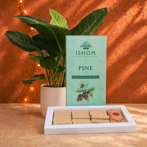 ISHOM Pine Natural Incense Bricks