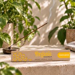Organic Goodness incense, sandalwood scented, box of 12 packets