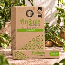 Organic goodness incense, cannabis scented, box of 12