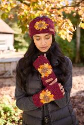 Sunflower Handwarmer Burgundy