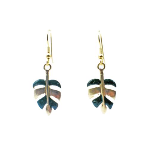 Earrings Leaf