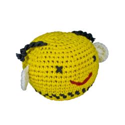 Hand crochet animal - bee