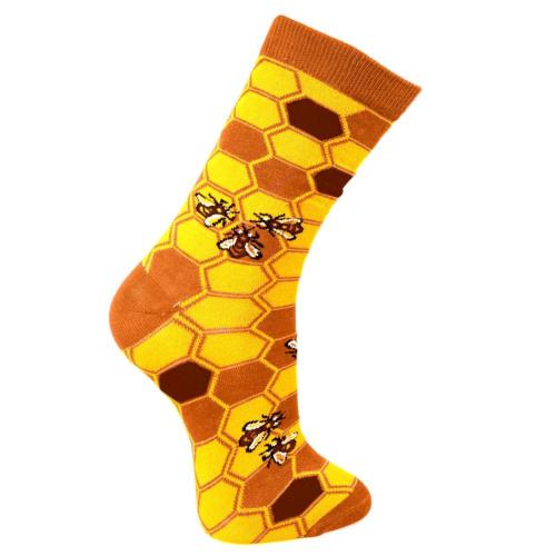 Bamboo Socks Save Our Bees Shoe Size UK 3-7 Womens