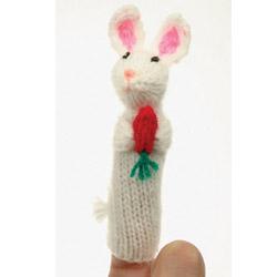 Finger puppet rabbit