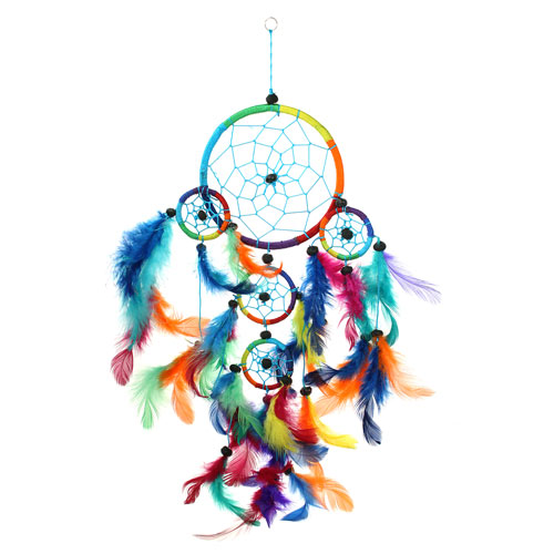 Dreamcatcher rainbow 12cm