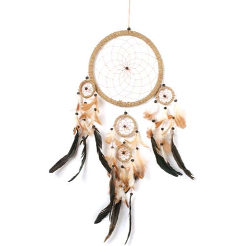 Dreamcatcher natural 20cm and 4 small