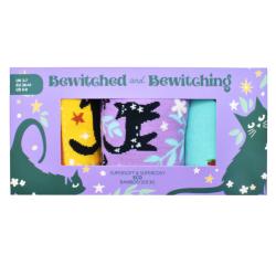 3 Pairs Bamboo Socks Cats UK 3-7 Womens