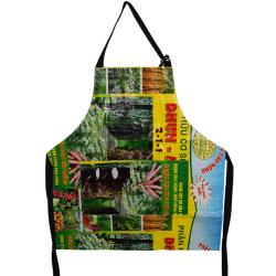 Gardening Apron made from recycled fertiliser bags, 72 x 68 cm