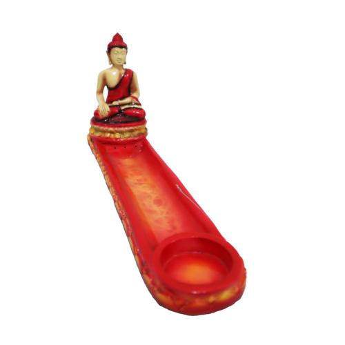 Incense and T-lite Holder Light of Asia Red