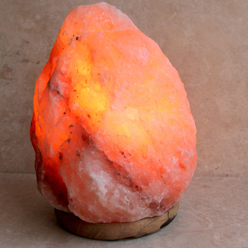 Himalayan salt lamp 9-12kg approx 31x22cm **