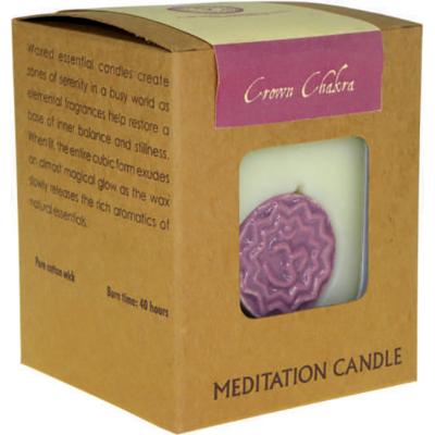 Chakra meditation candle 300g crown