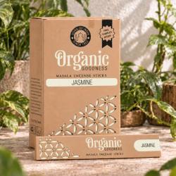 Organic goodness incense, jasmine scented, box of 12