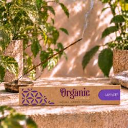Organic goodness incense, lavender scented, box of 12