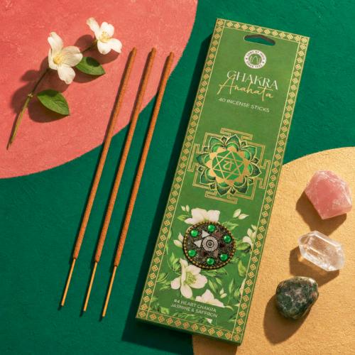 Incense with Burner Chakra Mantra Anahata - Heart 