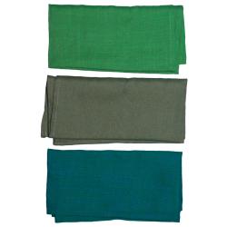 Set of 3 handkerchiefs, plain colours