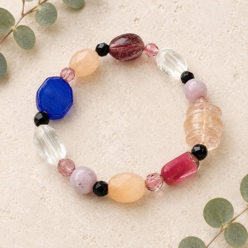 Bracelet Glass Beads Multicoloured