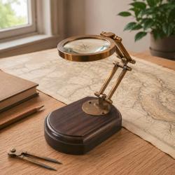 Magnifying Glass on Adjustable Stand