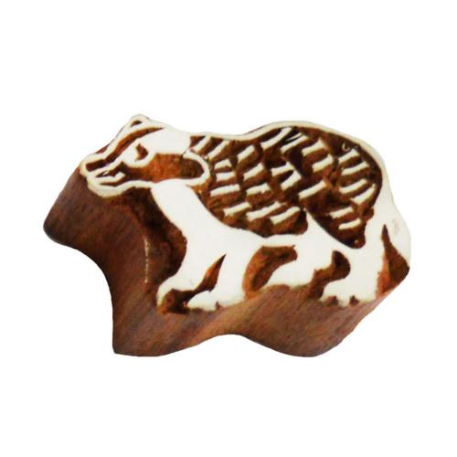 Printing block, badger