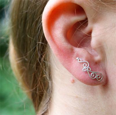 Ear climbers, spiral