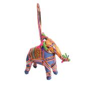 Hanging Rajasthani Fabric Elephant Ornament