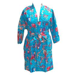 Kimono Leftover Fabric Blue Main Colour One-Size