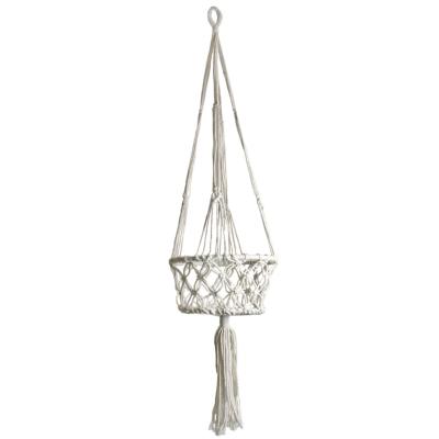 Hanging basket crochet 22cm diam 95cm length