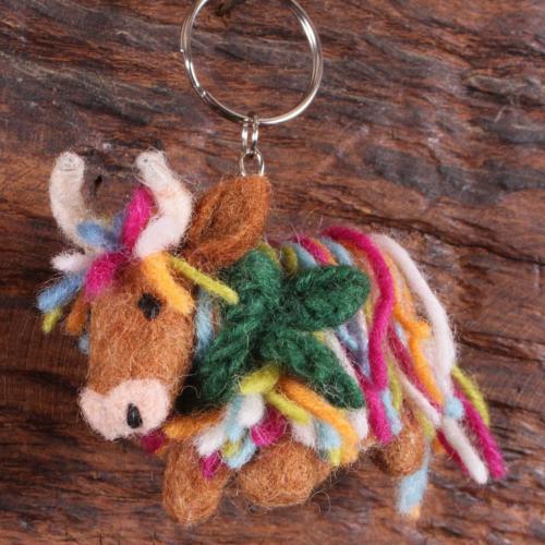 Hughie The Highland Cow Keyring