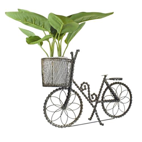 Planter or Bottle Holder, Recycled Bike Chain, 45 x 32 cm