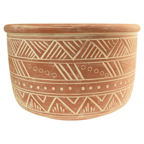 Terracotta planter, 21cm diameter