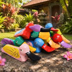 Duck Wood Bright Colours Assorted, 1 supplied