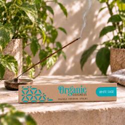 Organic goodness incense, white sage scented, box of 12